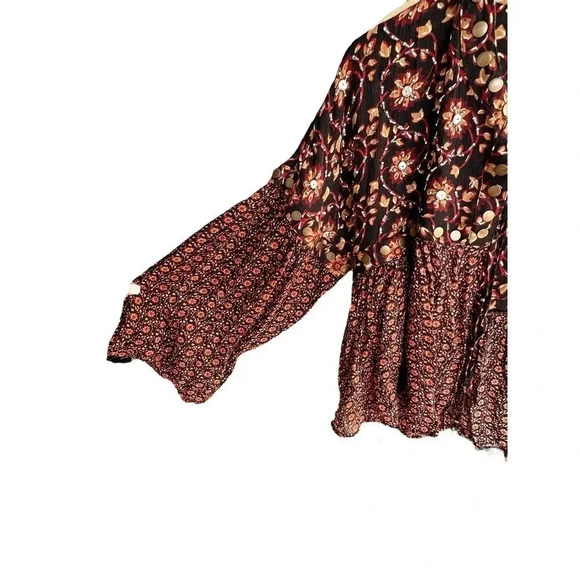 Free People Women's Malia Embellished Floral Babydoll Jacket Size XS - Picture 4 of 5